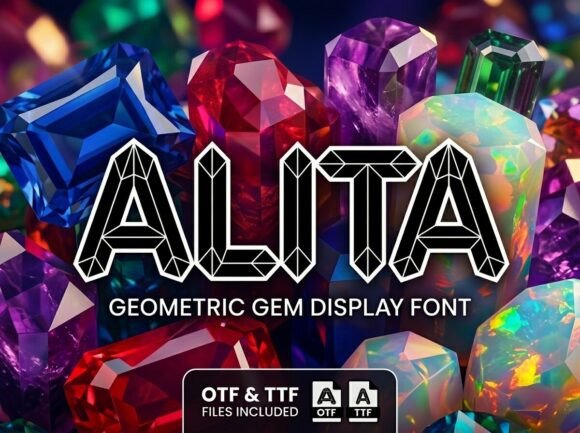 Alita: A Bold and Artistic Display Font