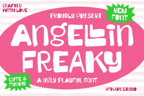 Angellin Freaky: A Bold and Playful Font for Unforgettable Designs