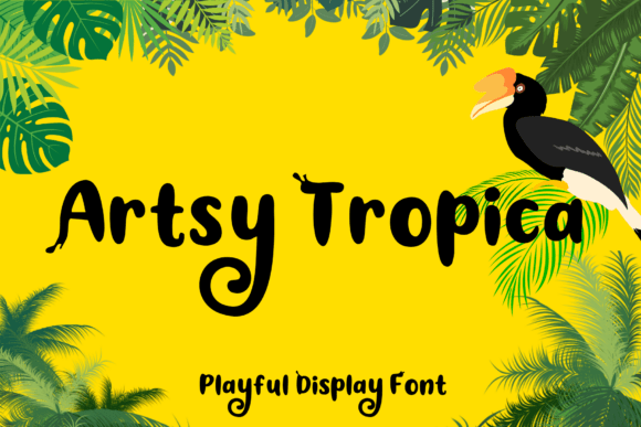Artsy Tropica: A Whimsical and Creative Font