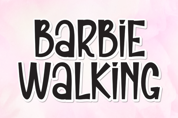 Barbie Walking: Elevating Design with Fluid Typography
