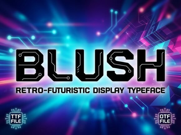Blush: Elevate Your Design with a Bold, Artistic Font