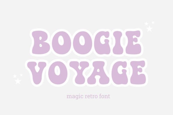 Boogie Voyage: A Retro Font for Cosmic Fun