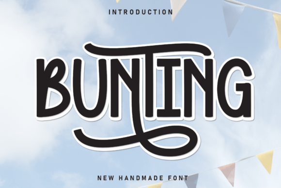 Charming Bunting: A Font for Playful Designs