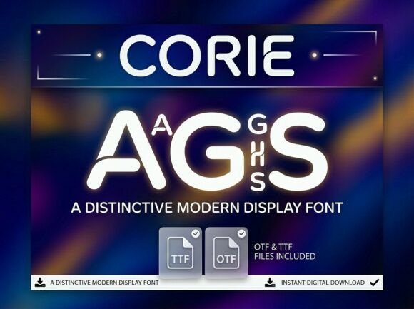 Corie: Elevate Your Design with a Bold, Artistic Font