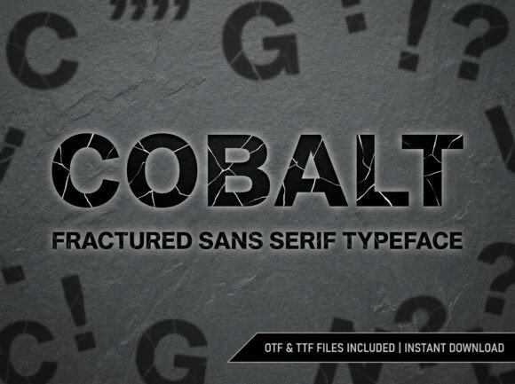Discover the Bold Elegance of Cobalt: A Decorative Display Font for High-Impact Design