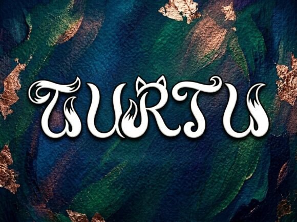Discover Turtu: A Bold and Artistic Font