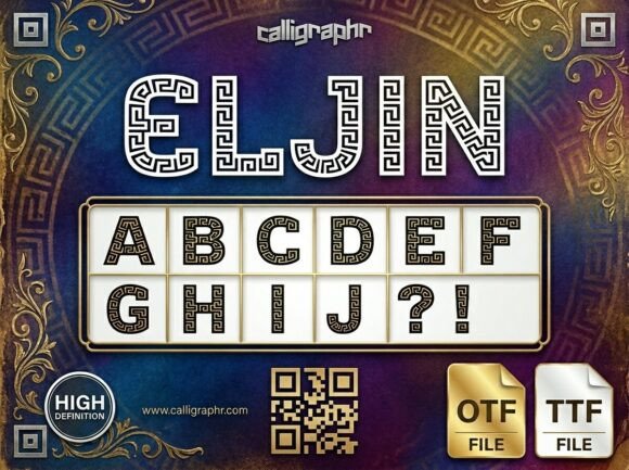 Eljin: A Bold and Artistic Font for Modern Creators