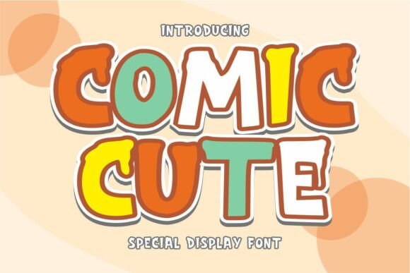 Embrace the Cheerful Charm of Comic Cute Font