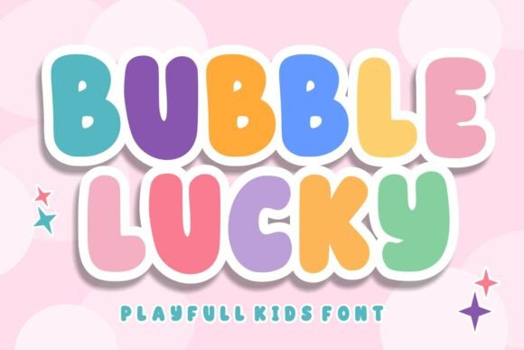 Explore the Playful Charm of Bubble Lucky Font