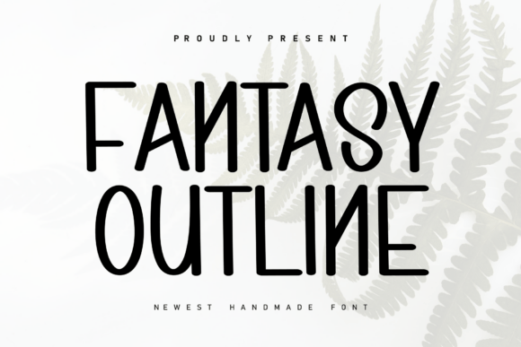 Exploring Fantasy Outline: A Unique Handwritten Font for Creative Projects