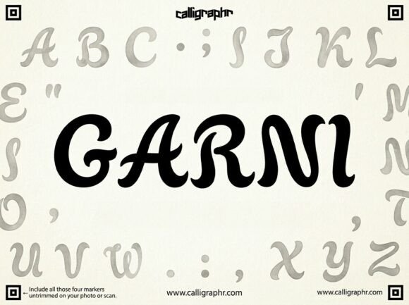 Garni: A Bold and Artistic Display Font for Creative Projects