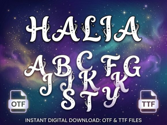Halia: A Bold and Artistic Font for Creative Impact