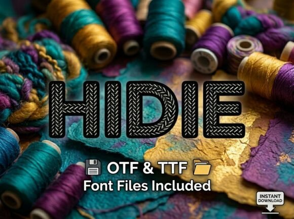 Hidie: A Bold and Artistic Font for Creative Impact