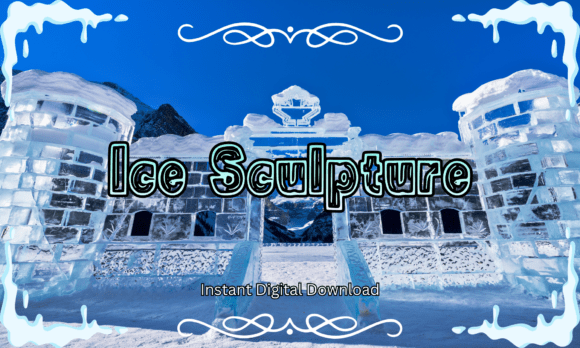 Ice Sculpture: A Chilled and Creative Font for Winter Projects