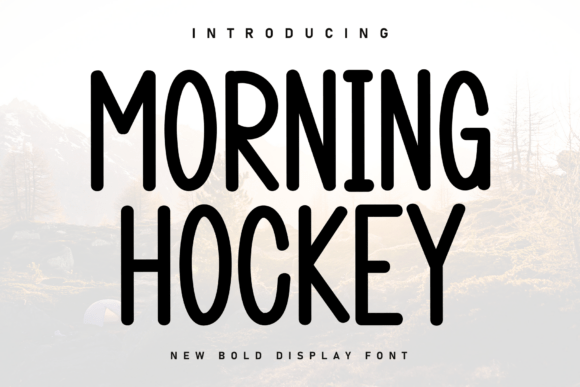 Morning Hockey: A Charming Handwritten Font