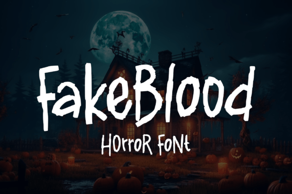 Unleashing the Eerie Elegance of Fakeblood: A Versatile Horror Font