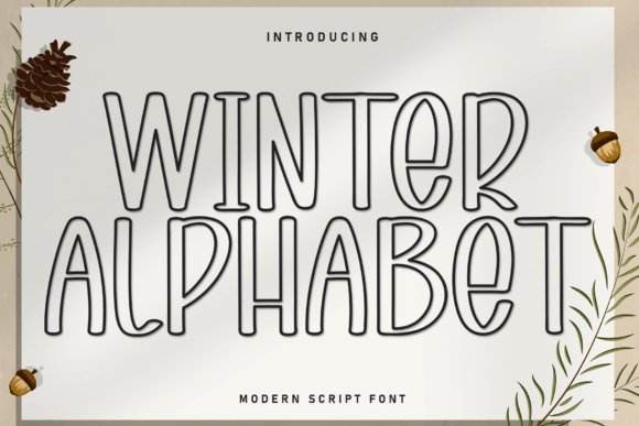 Winter Alphabet: Add Seasonal Charm to Your Designs
