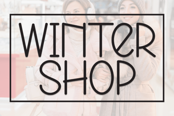 Winter Shop: A Charming Handwritten Display Font